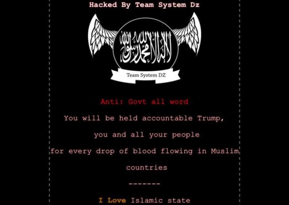 IS sympathisers hack Ohio govt sites, warn Trump